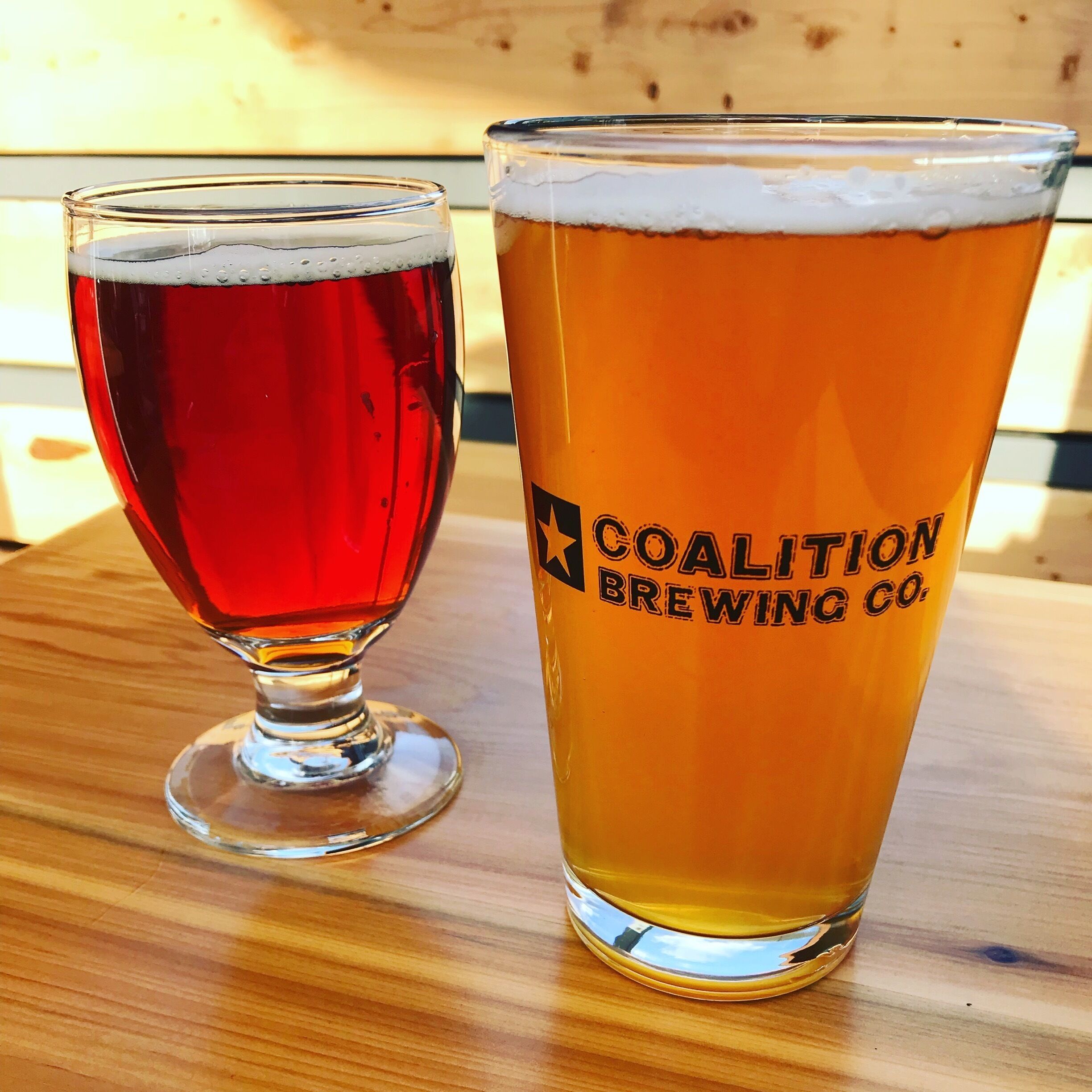Neighborhood brewery with super interesting and tasty options. Basically all outdoor seating so come prepared! Pictured is their pomegranate sour and their cbd ipa. Both very good. 