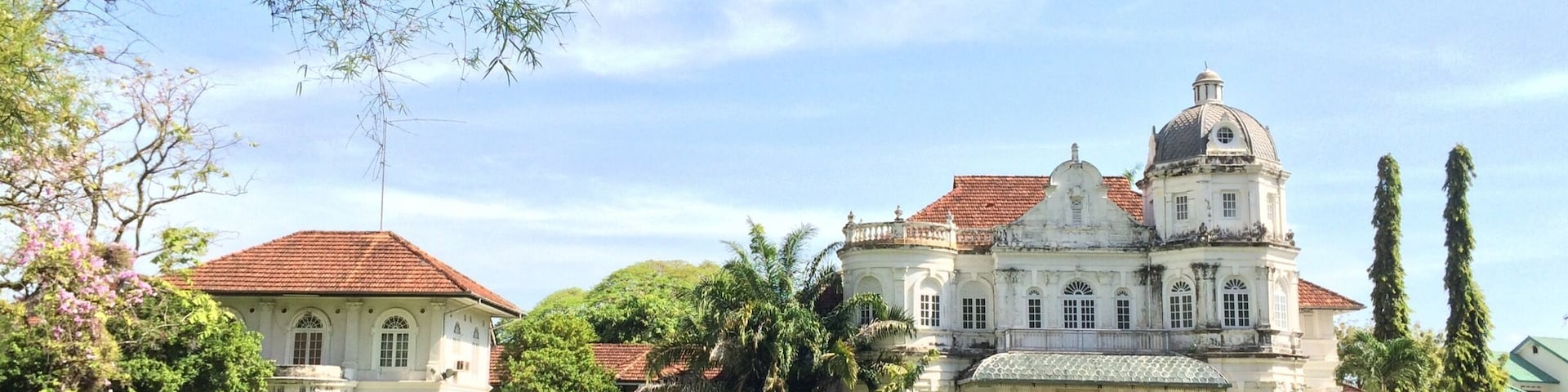 Penang Island.
The mansion "Woodville" situated along the Millionaire's Row was designed by Charles J Miller in 1925. The building resemble a French chateau.