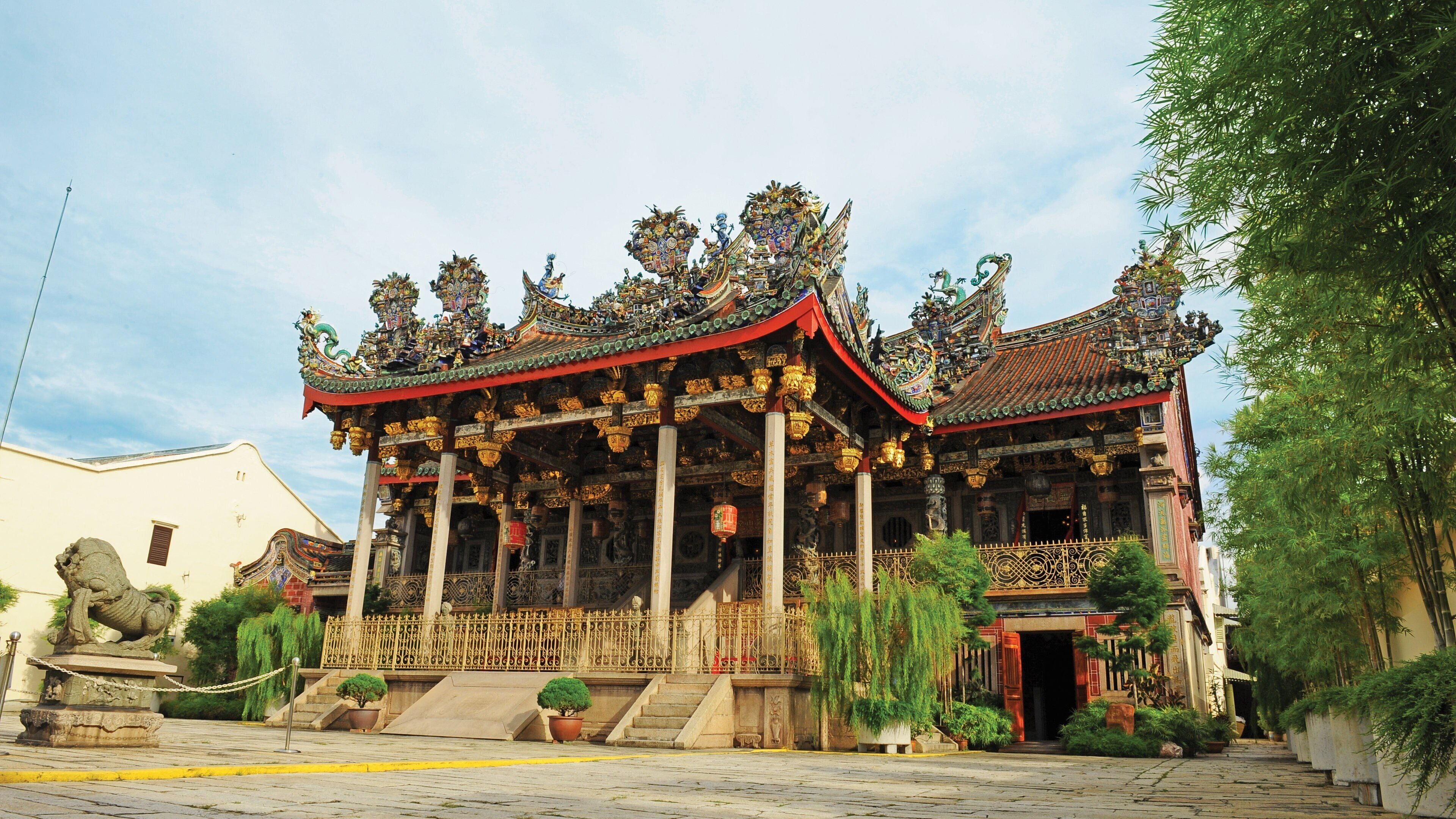 Penang showing heritage architecture