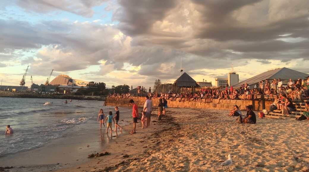Sun setting over Fremantle in Western Australia. The clouds have their own show in the sky. #fremantle #westernaustralia #clouds