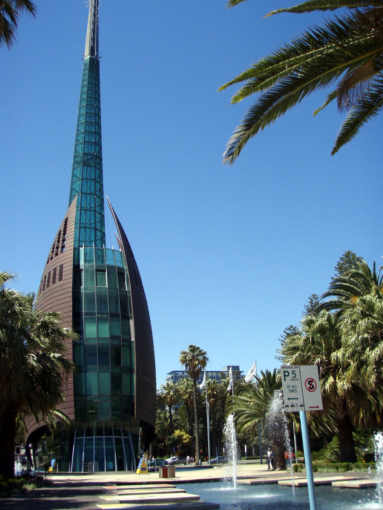 The Swan Bells are housed in this very unique glass and copper tower. They are the second largest set of change ringing bells in the world, having 18 bells. (A cathedral in Dublin has 19.) You can take a tour up to the top and see the bells in action.