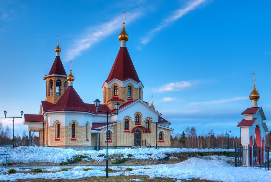 Saint Panteleimon church in Petrozavodsk, Russia