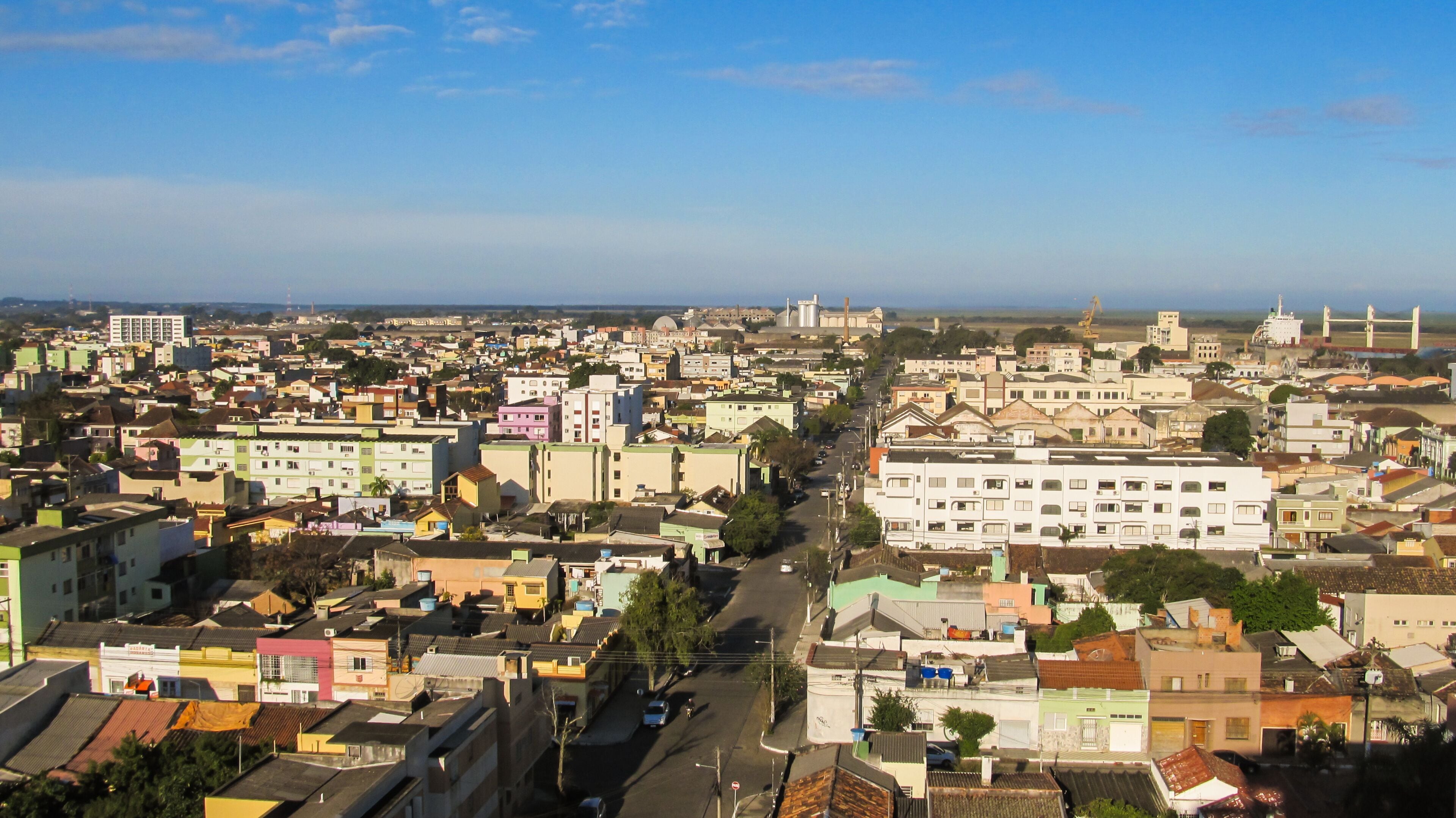 Cityscape of Pelotas (Porto neighborhood), city in Rio Grande do Sul, Brazil