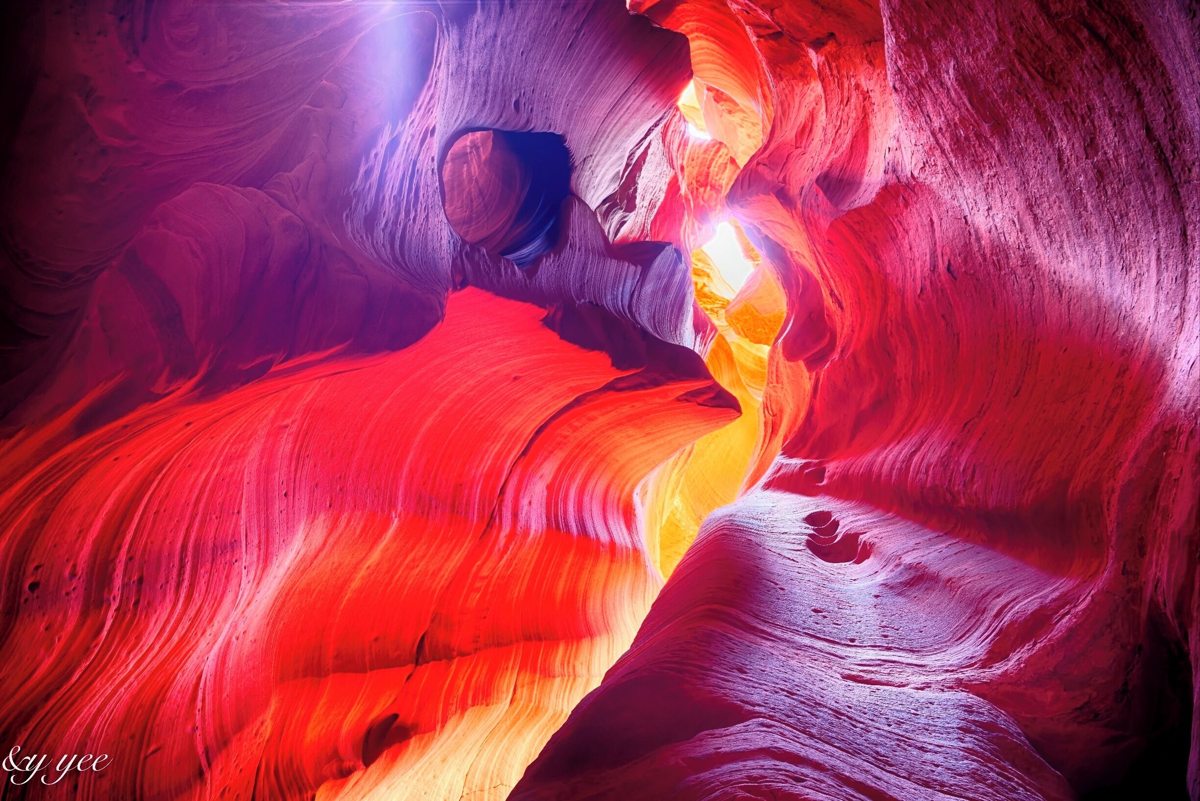 Canyon X is a stunning slot canyon that you can only get to from http://www.overlandcanyontours.com not too far from Page and Antelope Canyon. There are no crowds compared to Antelope and get to spend the morning with a guide that knows exactly when the light is good in each of the sections. #BestOf5