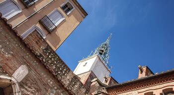 Perpignan is the prefecture of the Pyrénées-Orientales department in Southwest France, and the centre of the metropolitan area Perpignan Mediterranée. Here, Perpignan Cathedral.