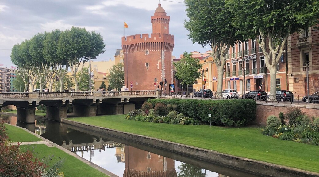 Overlooking the castellet in Perpinan, France. Lots to see and do in this medieval city.