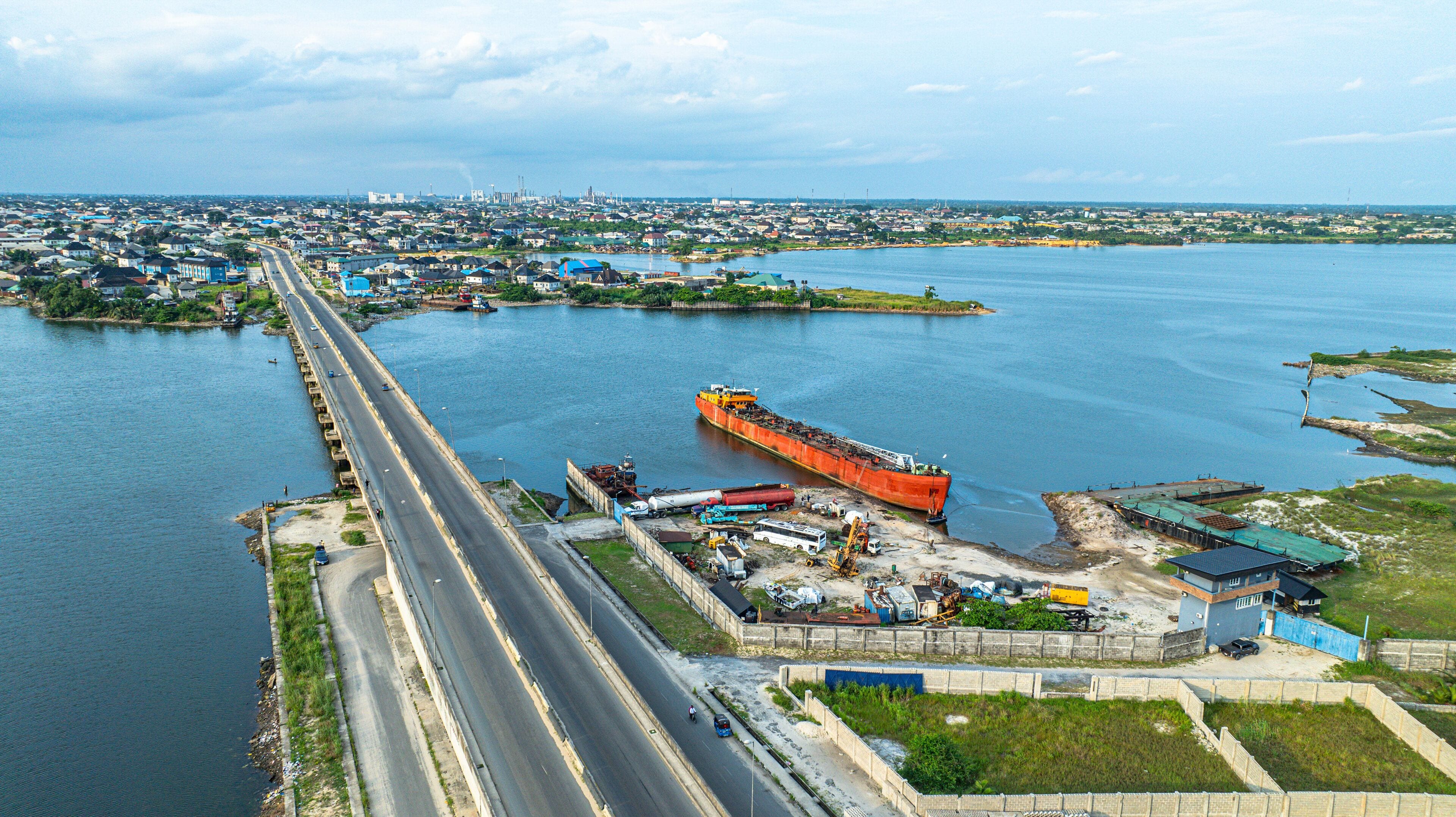 Aerial views of Port harcourt