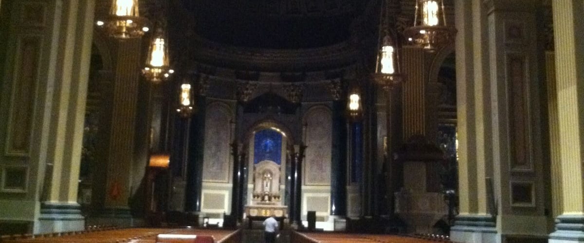 Beautiful cathedral that was near our hotel.  We took a walk and enjoyed an afternoon visit to this church.