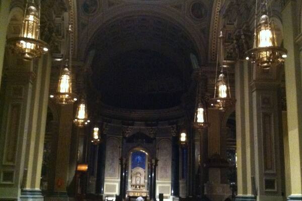 Beautiful cathedral that was near our hotel. We took a walk and enjoyed an afternoon visit to this church.