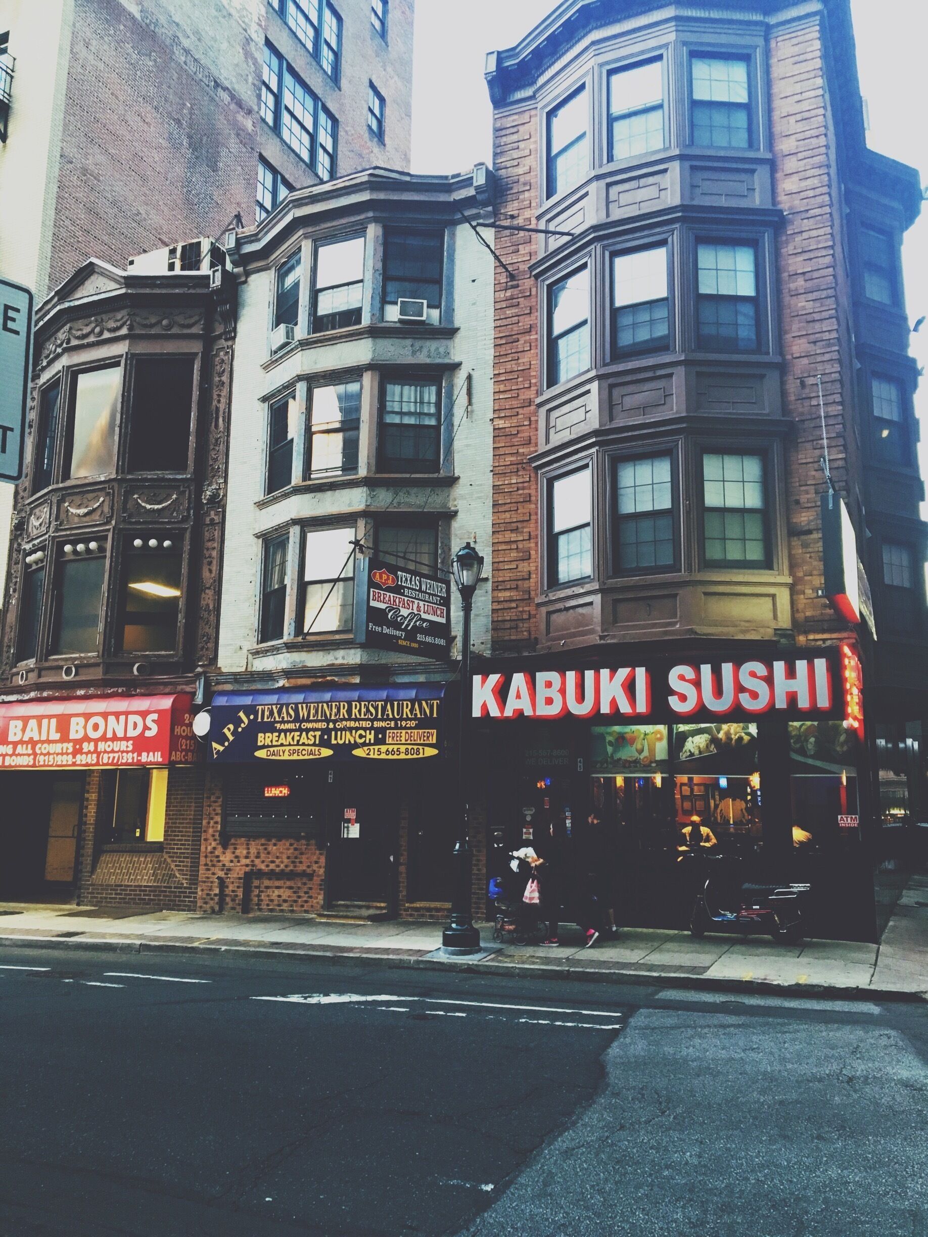 City streets of Philadelphia 