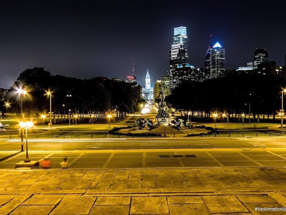 The amazing view from the rocky steps.