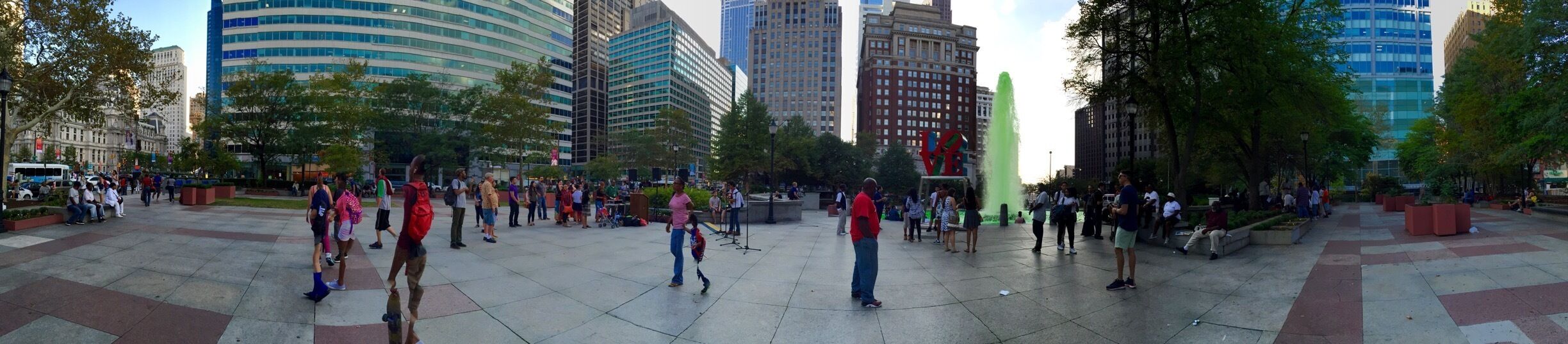 Love Park, Center City Philadelphia summer 2015 #philly #philadelphia #lovepark 