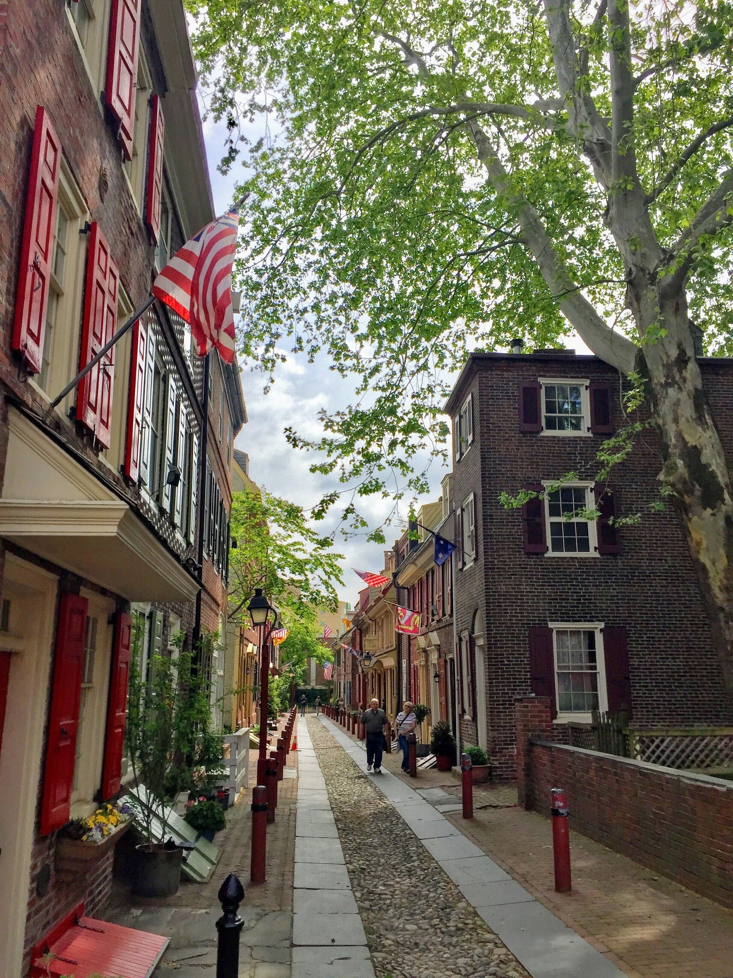 The beautiful and historical Elfreth's Alley