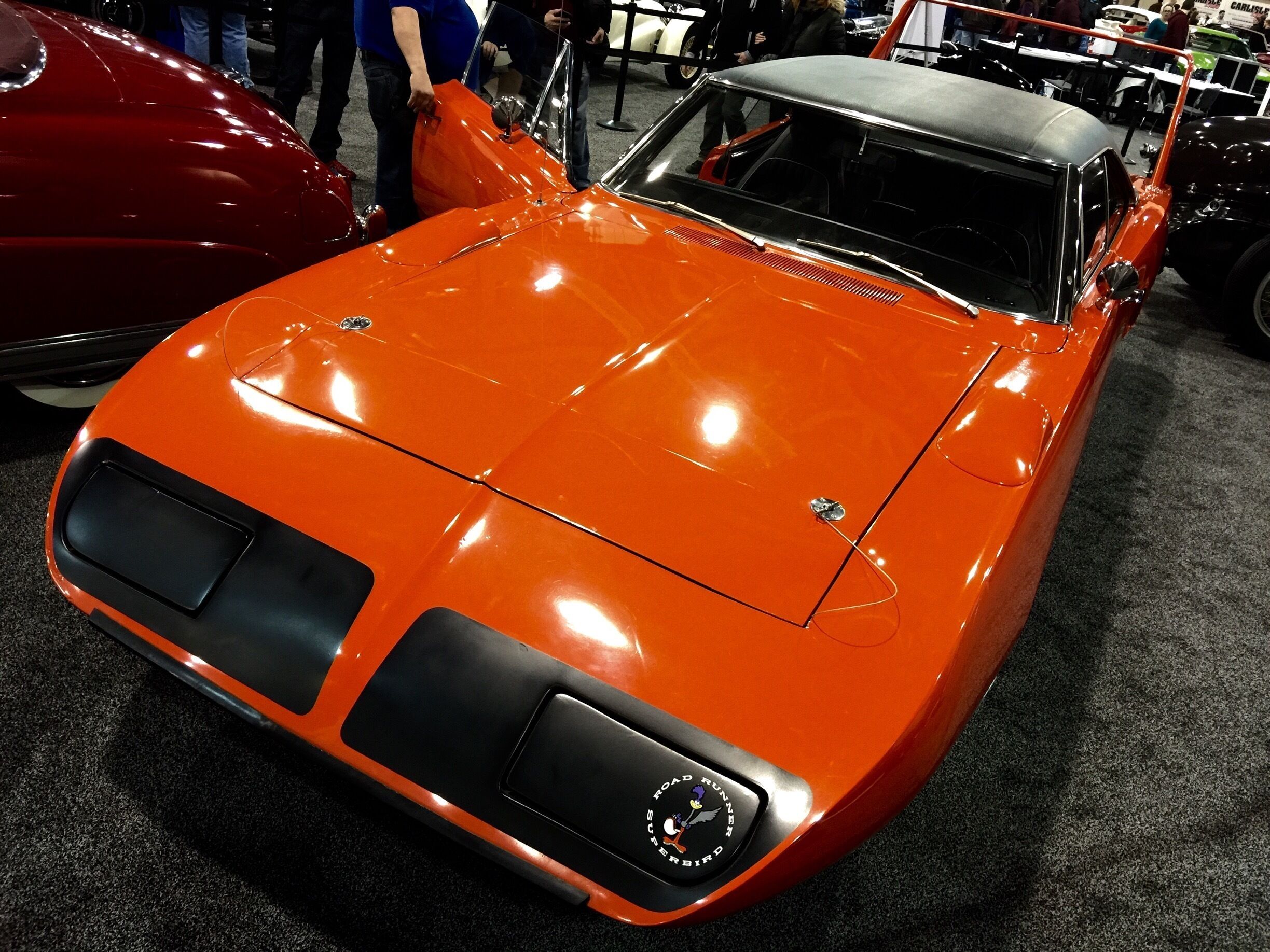 This was only my second time going to this event which has been happening for decades. It's one of those shows that you get to sit in the new cars and dream. Also they have a display of older cars as well, like this rare 1969 Superbird!