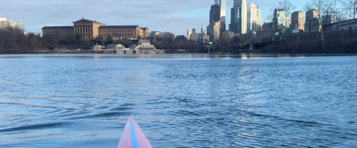 View of #Philly from my single scull! #boathouserow #philadelphia #river #aculling #kidsfun #fun #rowing #historicplace #coolfun