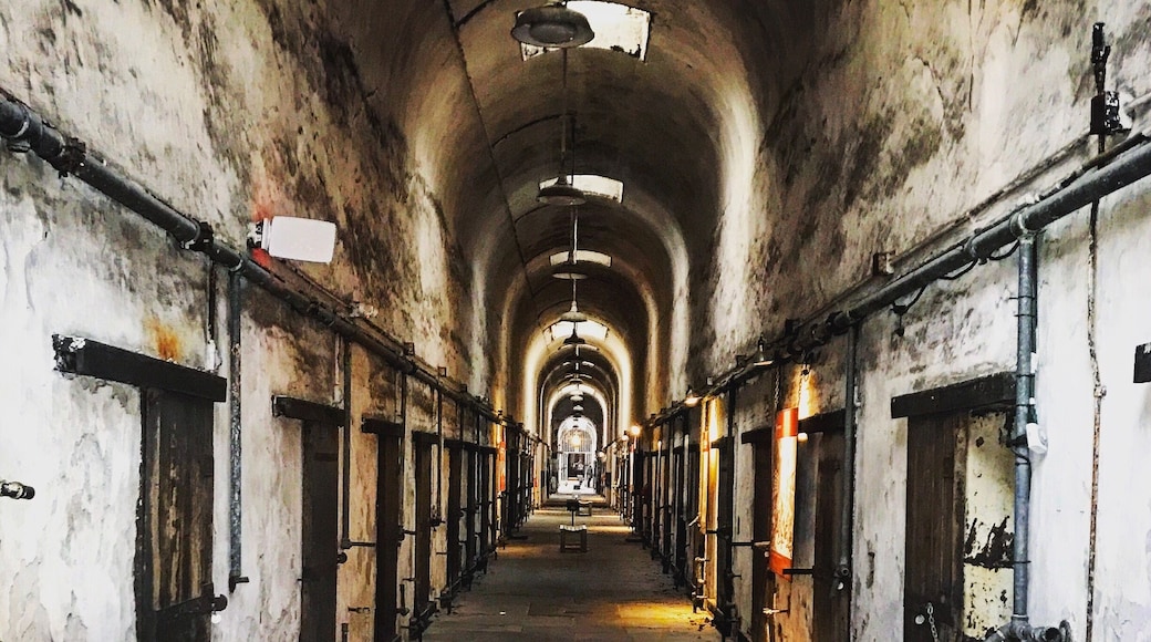 Walking through the halls of the penitentiary was scary! Reading that it is haunted didn't help.