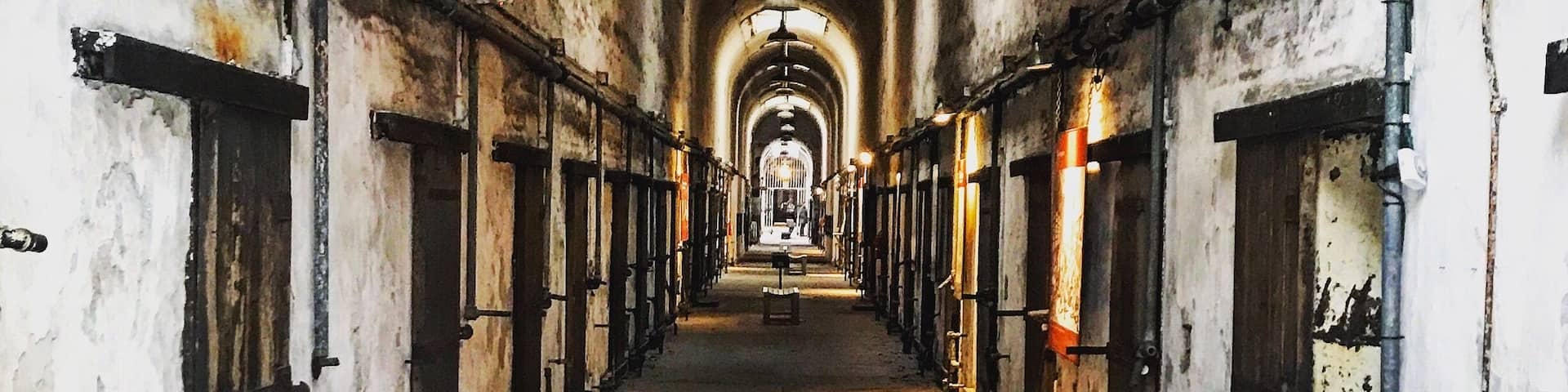 Walking through the halls of the penitentiary was scary! Reading that it is haunted didn't help.