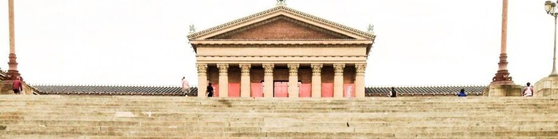 The steps from the rocky movie!