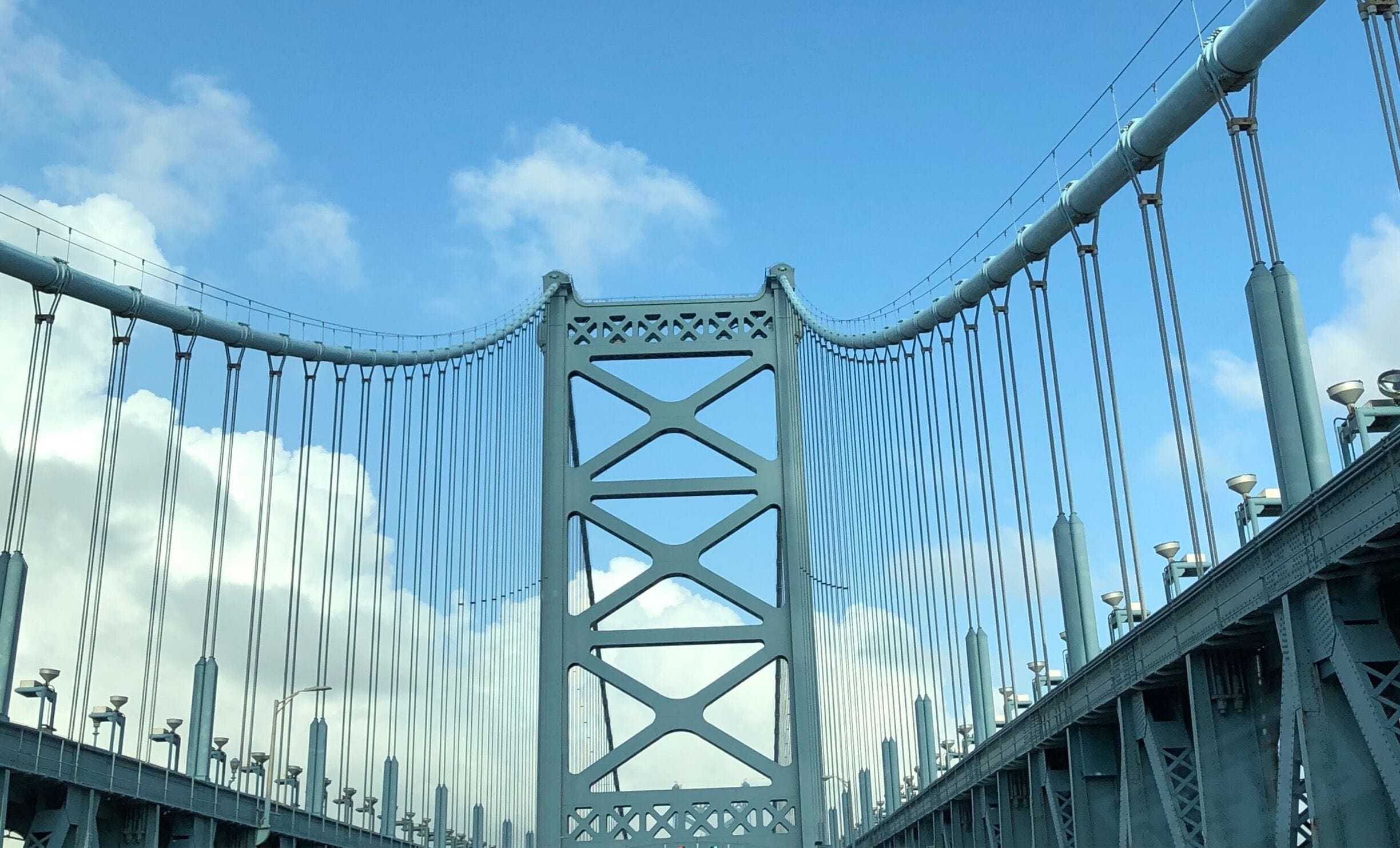 Passing over the George Washington Bridge, Pennsylvania