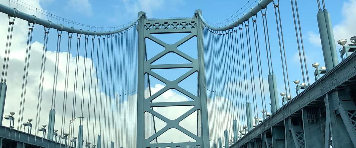 Passing over the George Washington Bridge, Pennsylvania