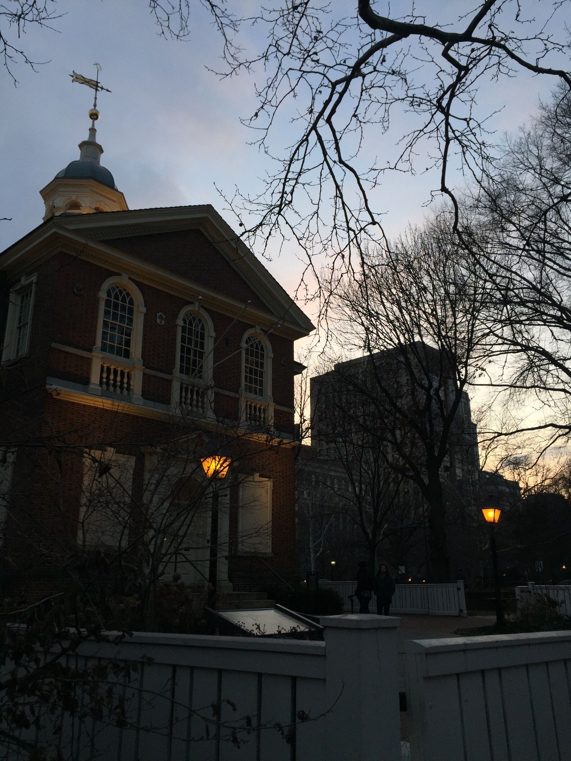 As the sun was going down, gave it a different look