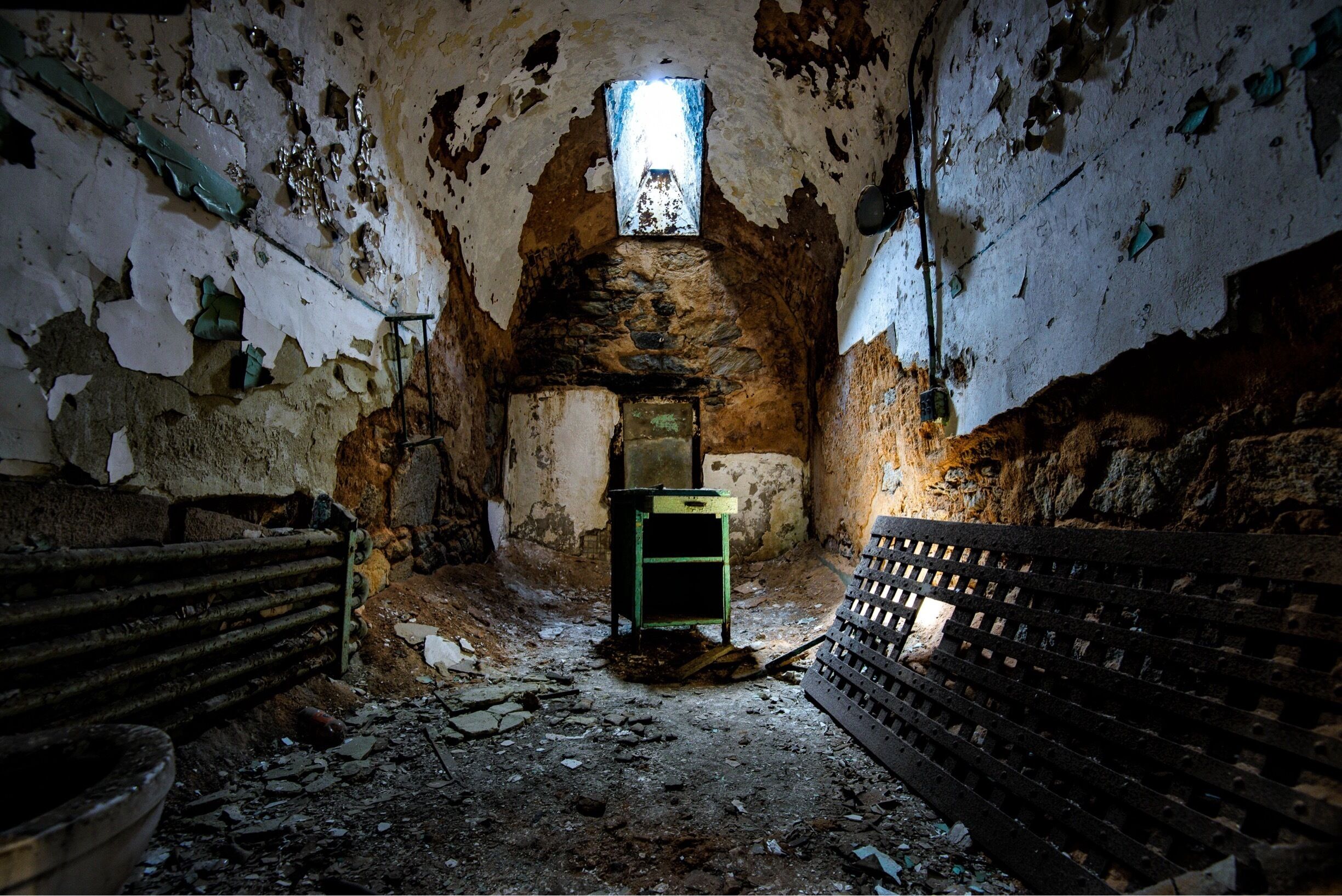 Eastern state penitentiary in Philadelphia offers a haunting look into the past of this now closed prison. 
