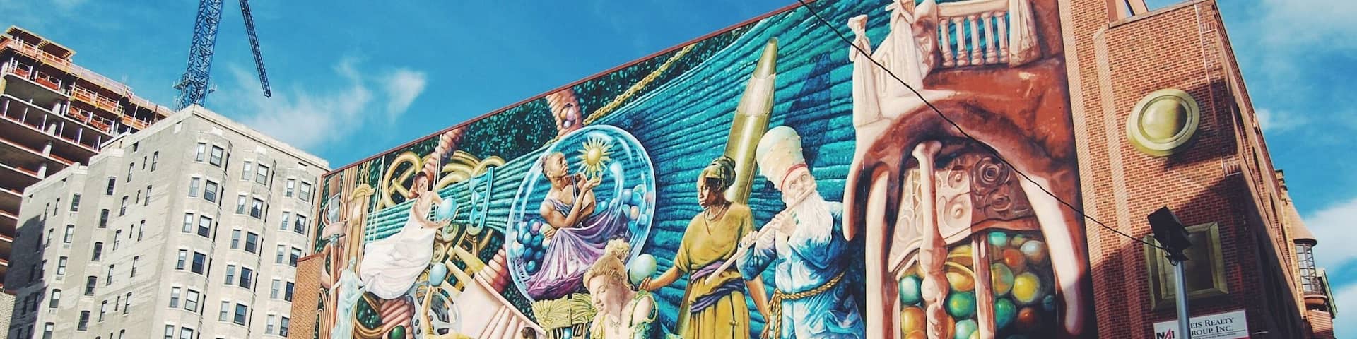 My absolute favorite mural in Philly! Look up the Mural Mile online and go in a self-guided walking tour of some of Philly's most popular murals in Center City.