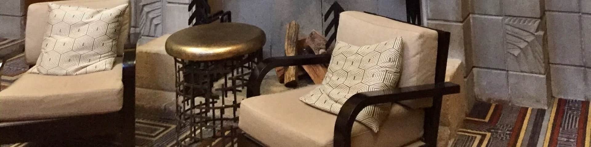 The 'Mystery Room'. This was actually the men's smoking room. They also served alcohol here during prohibition and the room had secret exits and bars for when they were raided.