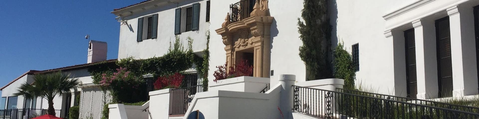 Built in 1930 by William Wrigley, this is the smallest of his 5 homes. He would die here in 1932 of heart failure.