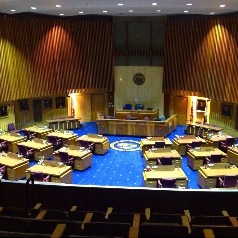 Near the State Capitol you can witness bills being discussed by Arizona senators.