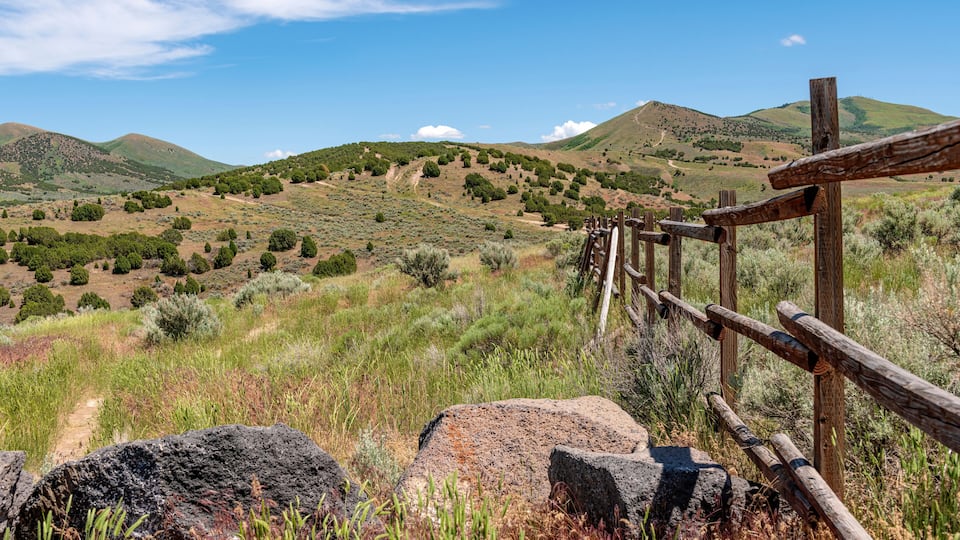 Landscape in and around Pocatell Idaho.