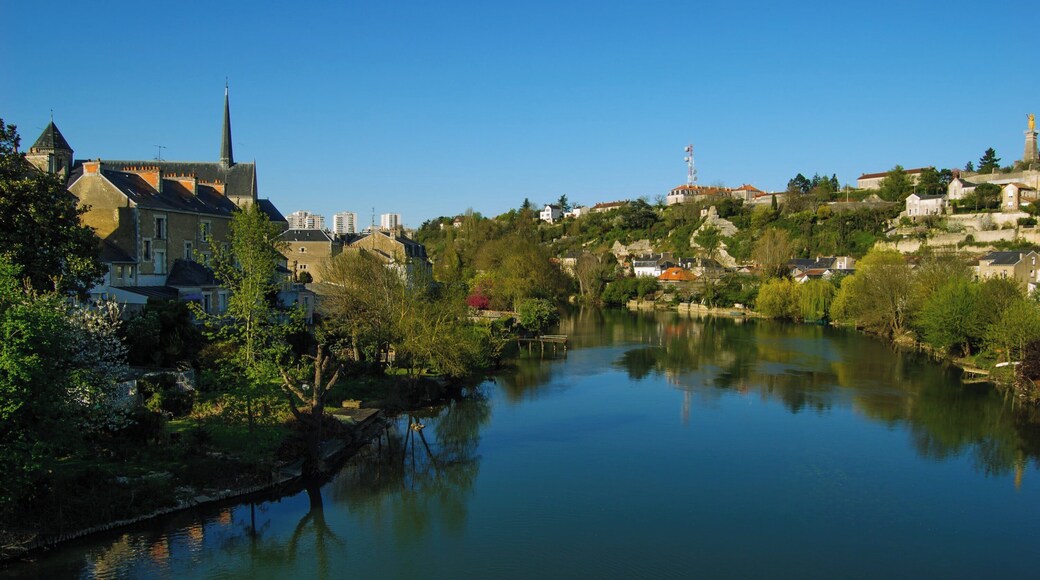 The valley of the Clain River as seen from the Pont Neuf in Poitiers #troveOnTuesday