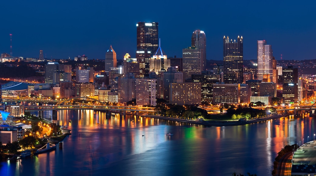 Pittsburgh skyline panorama.