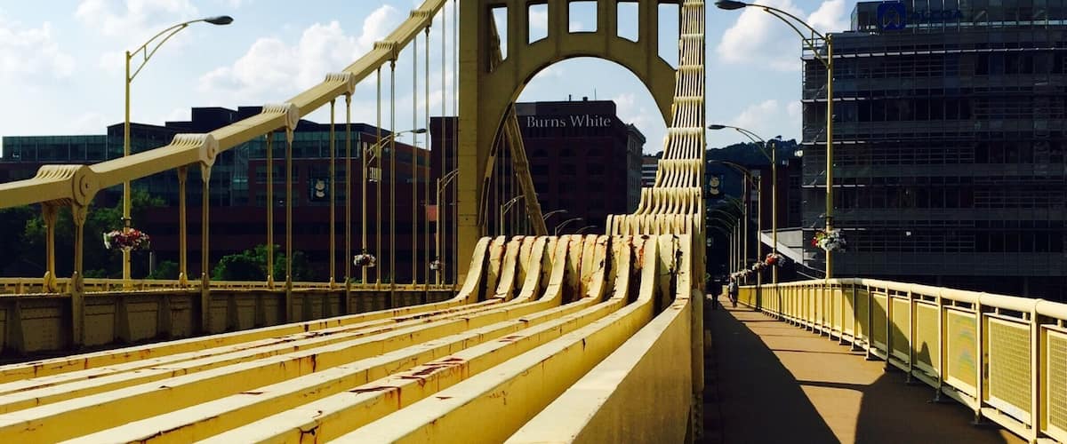 Andy Warhol bridge in Pittsburg.