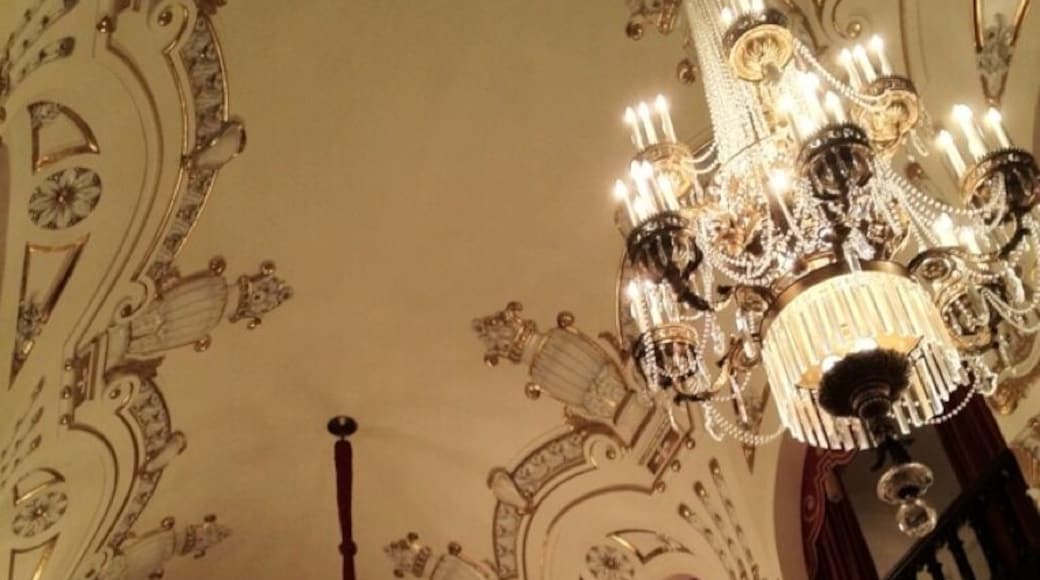 One of the Heinz Hall lobby ceilings