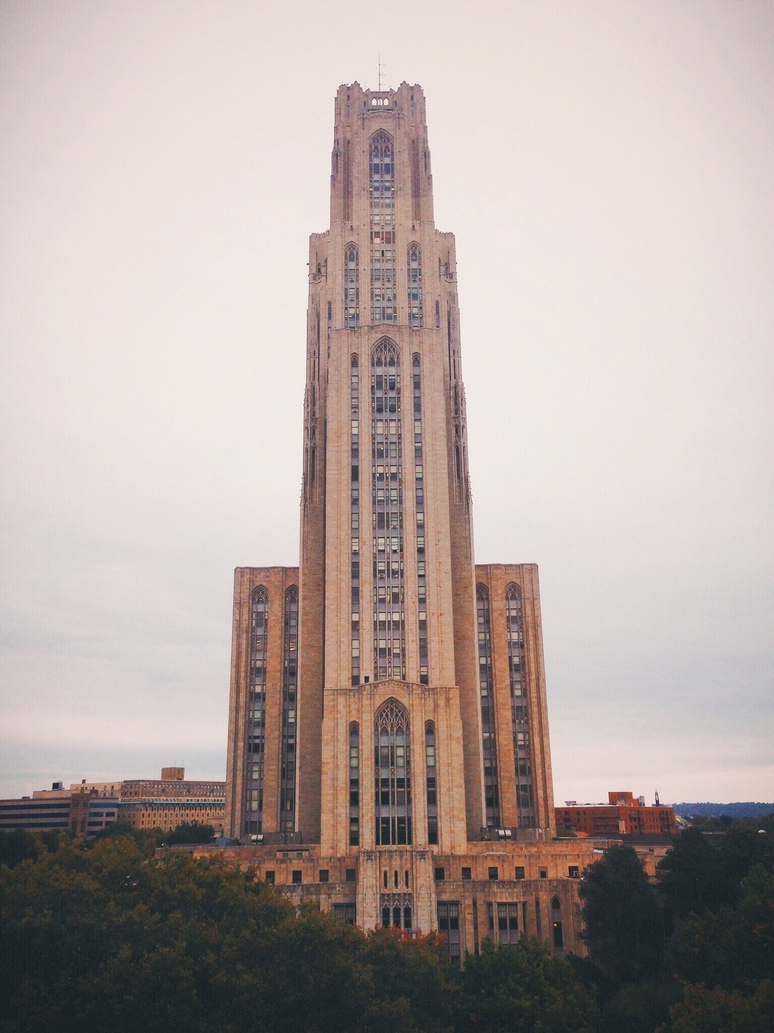 Cathedral of Learning at my Alma Mater -- University of Pittsburgh #architecture #pitt #pittsburgh #city #skyscraper #building 