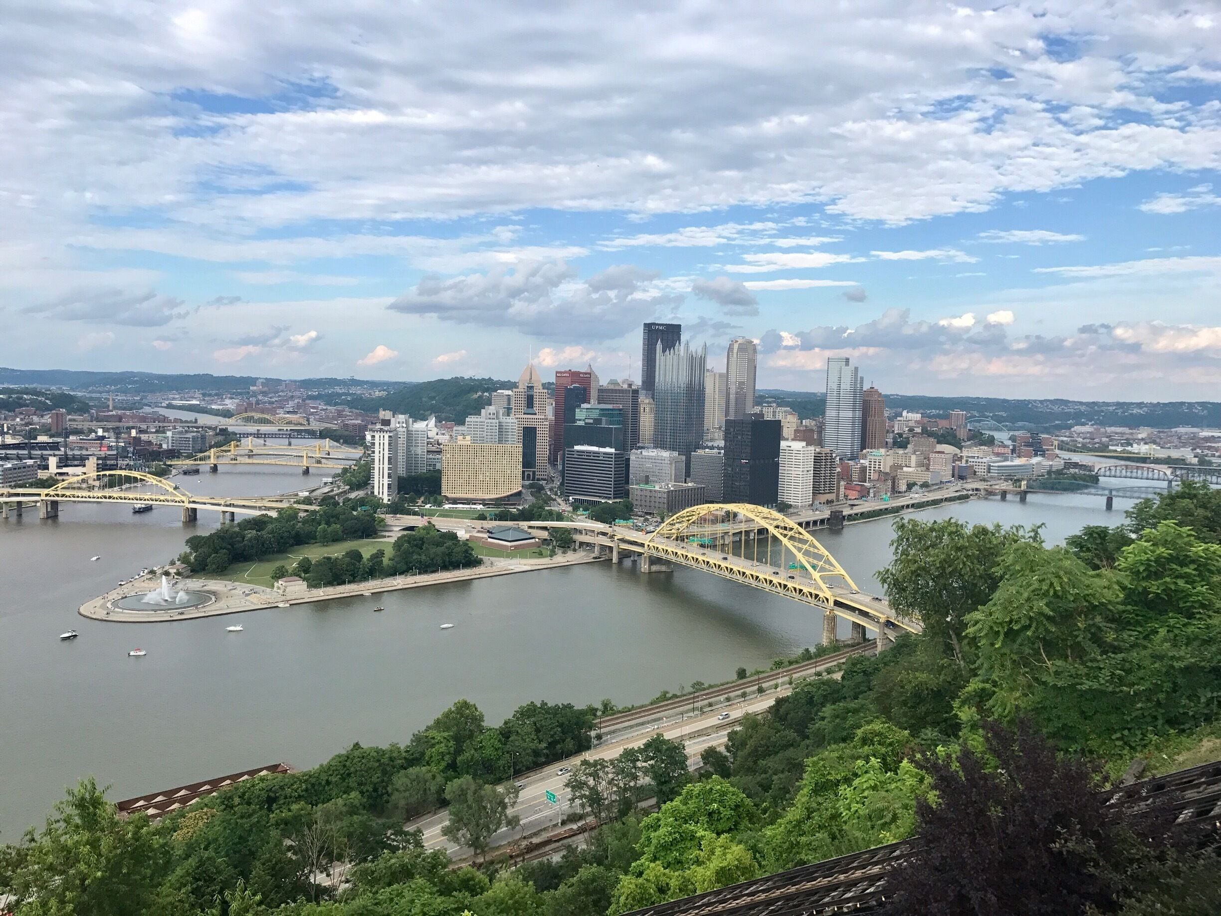 Pittsburgh from the top of Mt. Washington