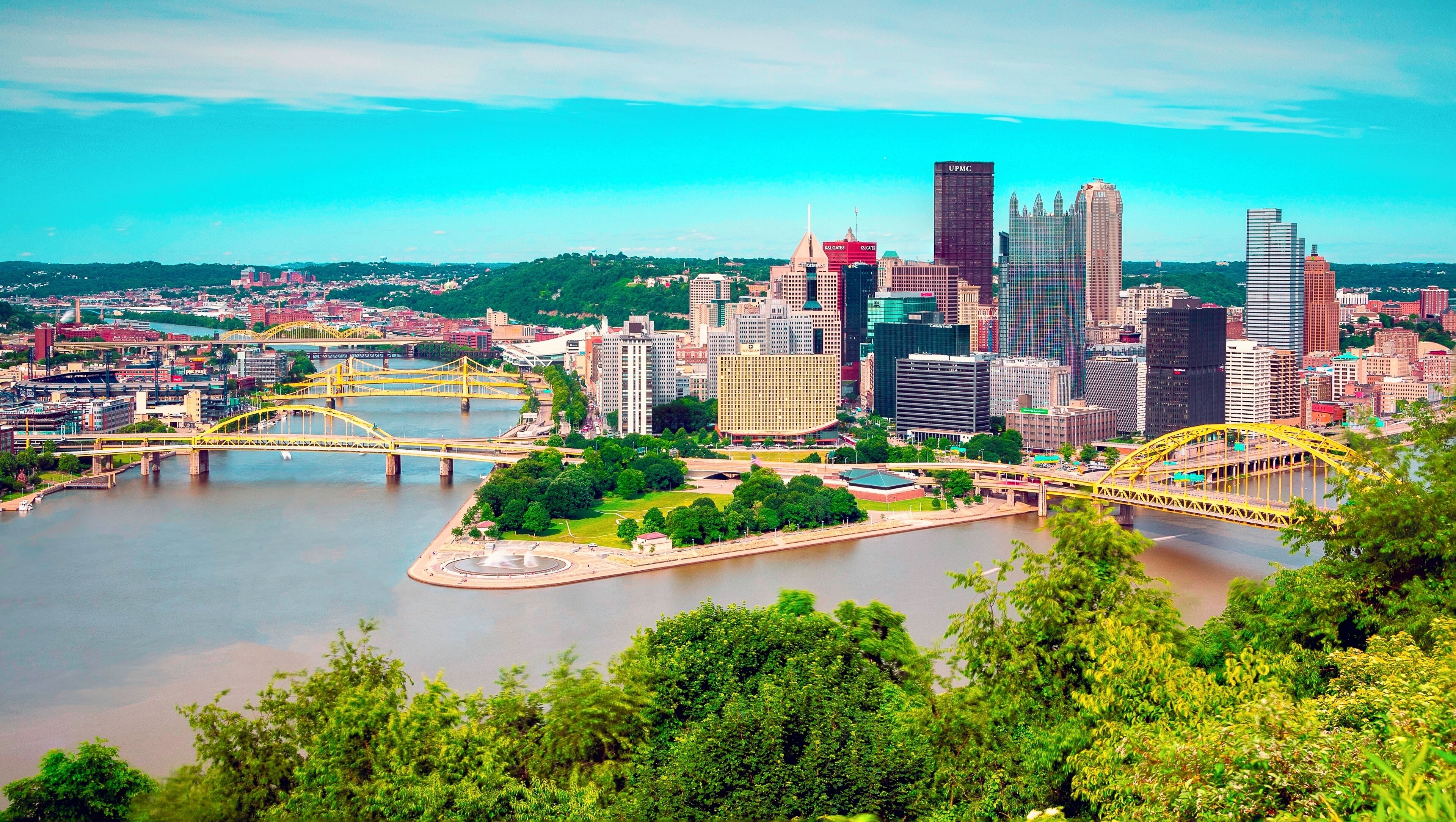 
I've been coming to the city of Pittsburgh 2 to 3 times a year for the last 4 years now. This city has a special place in my heart as I've come to see it as my second home. I do a lot of business here but more importantly I've met so many awesome people in this small but great city. This area is known as "The Steel City" as this place used to be the epicenter of steel production for the country. Today there are still over 300 steel related businesses. It's also known as the "City of Bridges" for its 446 Bridges. Today, Google, Apple, Bosch, Facebook, Uber, Nokia, Microsoft and IBM are among the 1600 technology firms that put down roots in Pittsburgh. I hope to catch a blue hour image the next time I'm here in August.