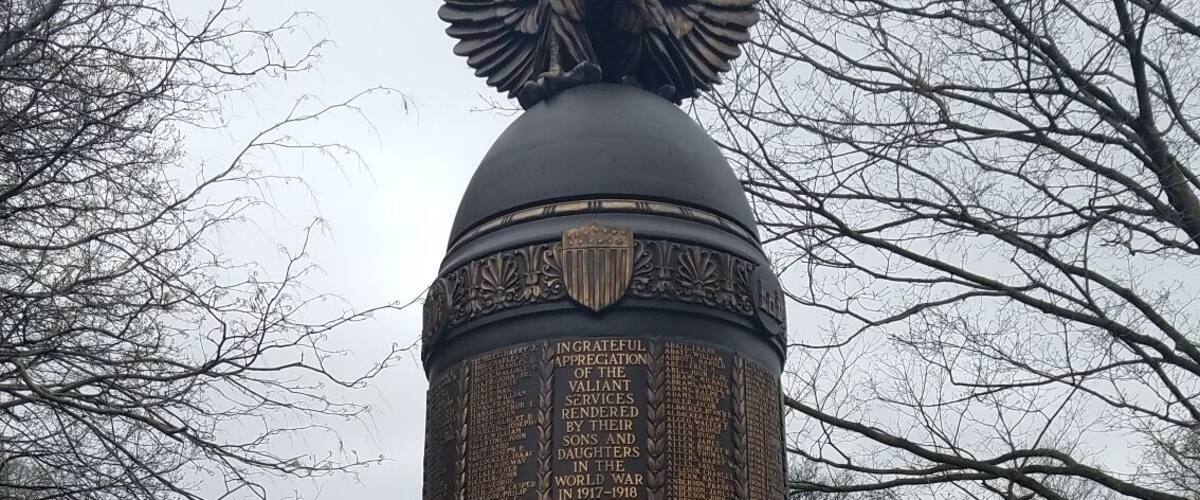 Memorial to WW1 veterans.