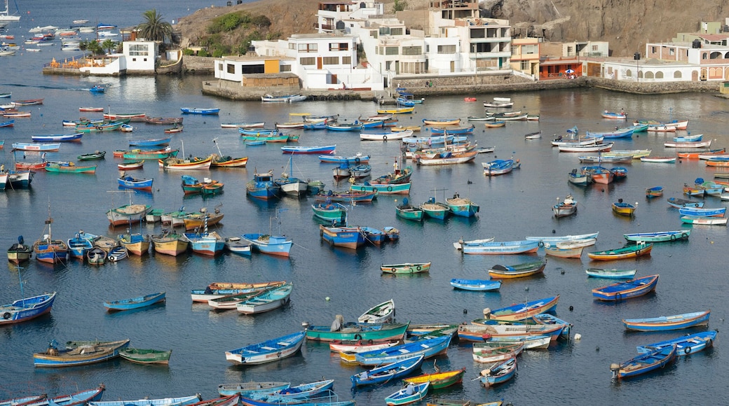 LIma, Peru: Boats in traditional fisher harbor of Pucusana.