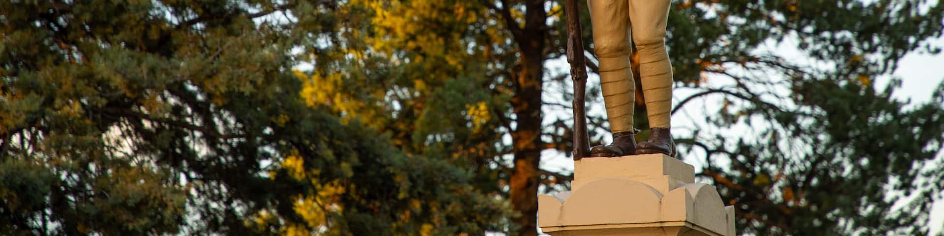 Parkes featuring a statue or sculpture