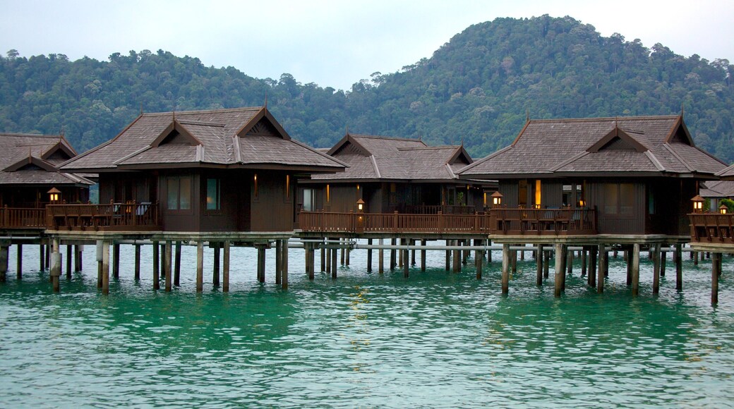 Pangkor Laut showing general coastal views and a luxury hotel or resort