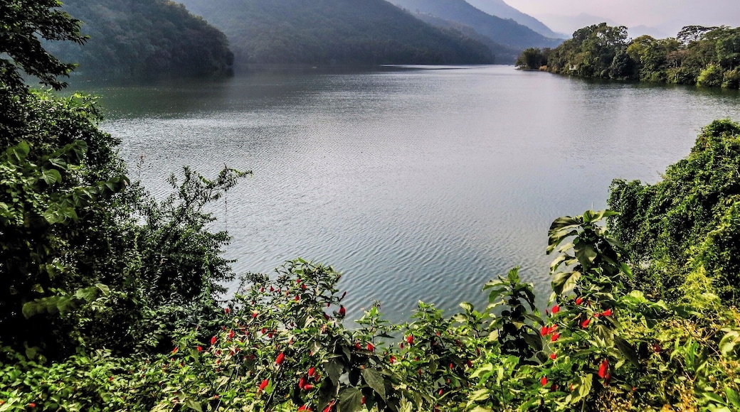 Phewa Lake in Pokhara, Nepal.