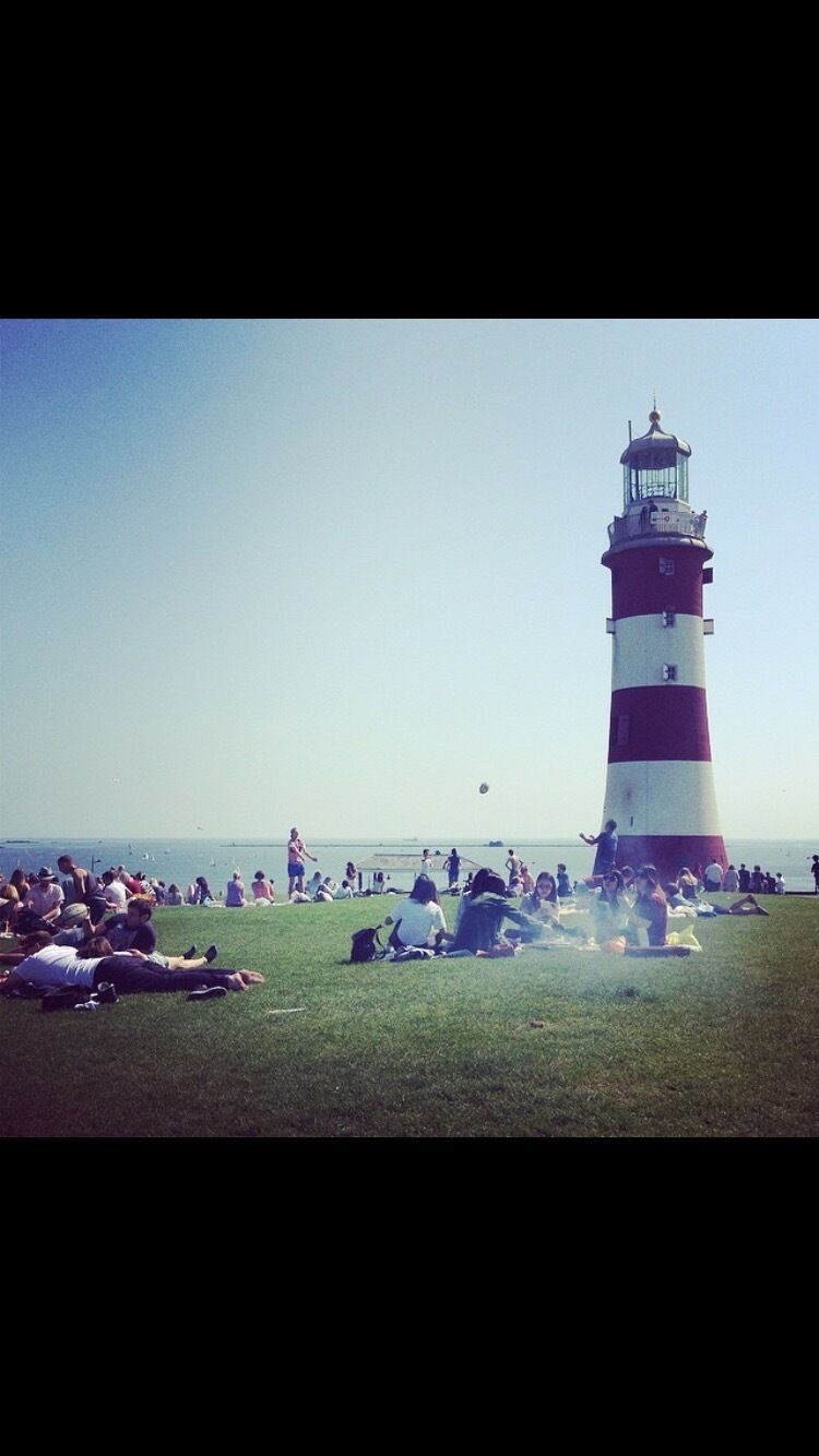 The iconic Smeaton's Tower Lighthouse.