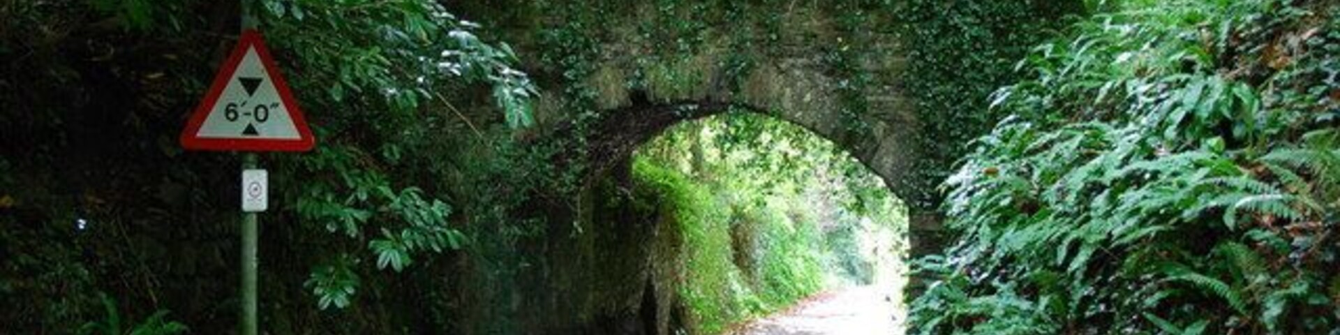 Old Bridge Situated at the top of the hill leading down to Winstone,this bridge used to carry the former driveway from Brixton Lodge to Kitley House.