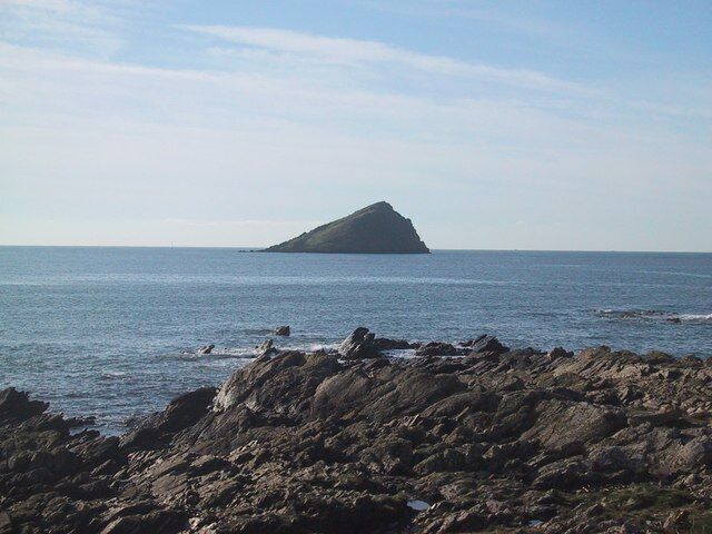 Wembury Point with the Great Mew Stone beyond