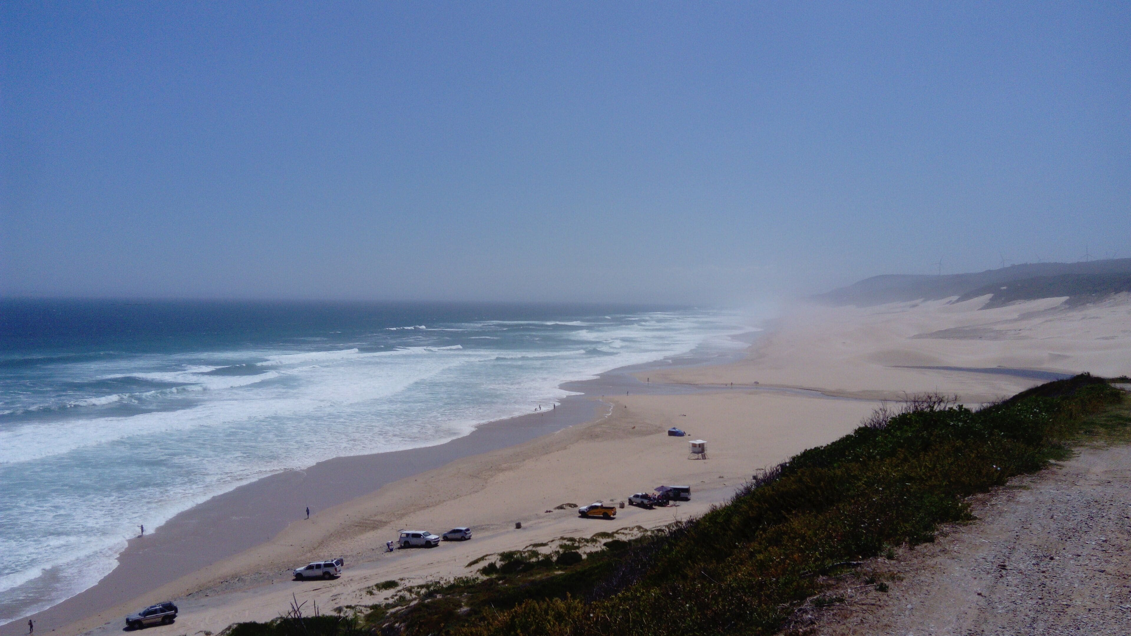 Hill top over Sardina Bay... SAND SURFING is also possible in this area!