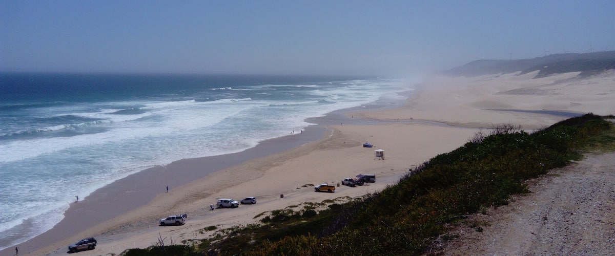 Hill top over Sardina Bay... SAND SURFING is also possible in this area!
