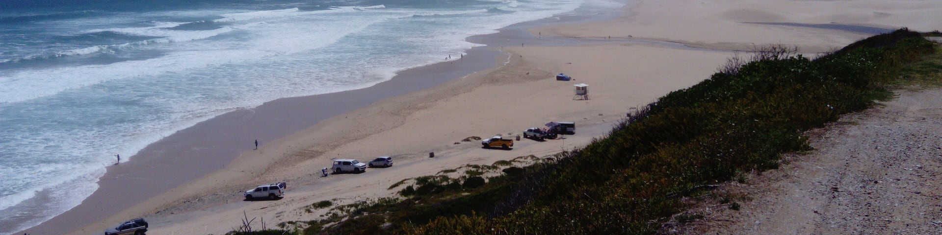 Hill top over Sardina Bay... SAND SURFING is also possible in this area!