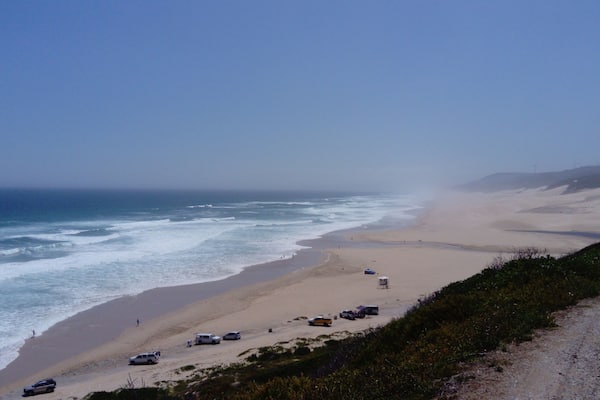 Hill top over Sardina Bay... SAND SURFING is also possible in this area!